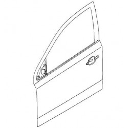 Panel zewnętrzny drzwi przednie lewe ASTRA III H, (5D)