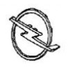 Znak ''OPEL'' atrapy chłodnicy CORSA C