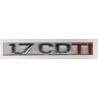 Napis ''1.7 CDTI'' na tył Corsa C, Meriva