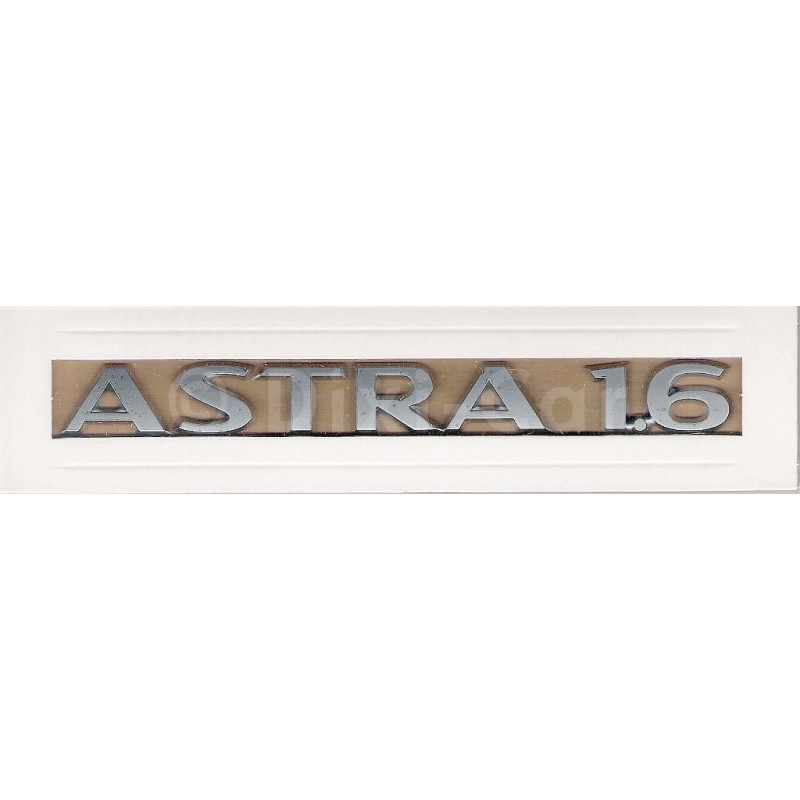 Napis ''ASTRA 1.6'' na tył Astra III