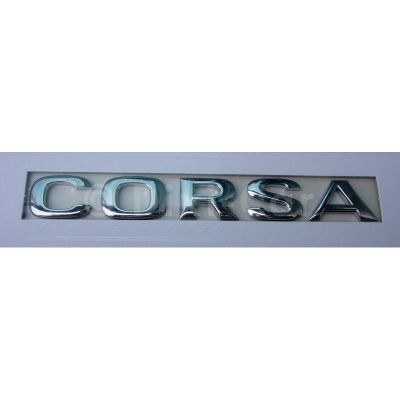 Napis ''CORSA'' na tył CORSA C.