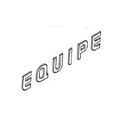 Napis ''EQUIPE'' na tył ASTRA H/VECTRA B