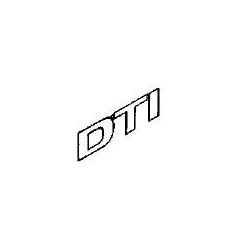 Napis ''DTI'' na tył VECTRA B
