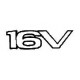 Napis ''16V'' na tył TIGRA A