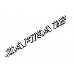 Napis ''ZAFIRA 1.6'' na tył ZAFIRA B
