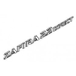 Napis ''ZAFIRA 2.2 DIRECT'' na tył ZAFIRA B