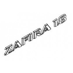 Napis ''ZAFIRA 1.8'' na tył ZAFIRA B
