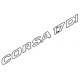 Napis ''CORSA 1.7 DI'' na tył CORSA C