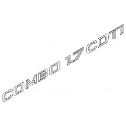 Napis ''COMBO 1.7 CDTI'' na tył CORSA C COMBO