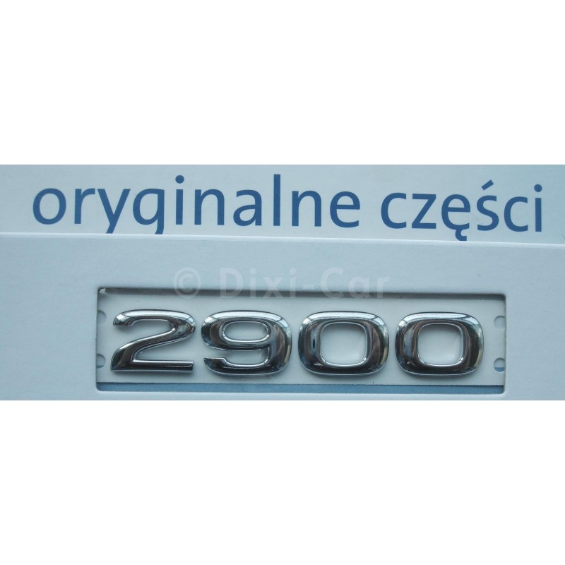 Napis ''2900 '' na drzwi boczne Vivaro.