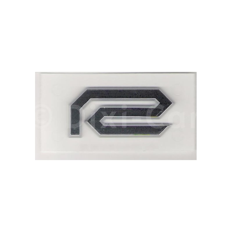 Emblemat graficzny ''R'' - znaczek ozdobny drzwi przednich 13318976 (Agila A, Astra G,H, Corsa C, Signum, Vectra C)