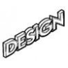 Napis ''DESIGN'' na drzwi VECTRA C/SIGNUM/ASTRA H/ZAFIRA B/CORSA C,D