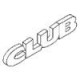 Napis ''CLUB'' na drzwi VECTRA C/SIGNUM/CORSA C,D/ASTRA G,H/MERIVA A
