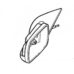 Mechanizm lusterka prawego manualne Astra II