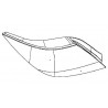 Lampa tylna prawa ASTRA H Cabrio