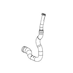 Wąż, przewód intercooler do turbosprężarki CORSA D (1.3)