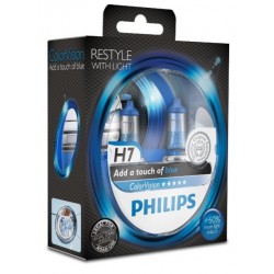 Zestaw żarówek halogenowych H7 Philips ColorVision, kolor niebieski (GM 13475986)
