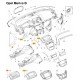 Spinka konsoli przyrządów, kanału powietrza, osprzętu przyrządów GM13294197 (Opel Insignia, Meriva B)