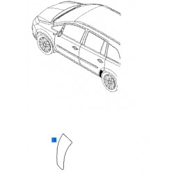 GM13170540 Folia ochronna drzwi tylnych, prawa (Opel Zafira B)