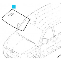 Szyba przednia, czołowa zabarwiona GM93188124 (Opel Combo)