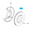 Tarcza hamulcowa przednia 17 cali 321mm 13579150 (Opel Insignia)
