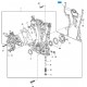 Uszczelka pompa olejowa do bloku cylindrów GM55567824 (Opel Corsa D)