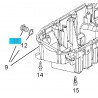 Korek spustowy miski olejowej GM55588255 (Opel Astra H,J, Cascada, Combo D, Insignia, Signum, Vectra C, Zafira B,C)