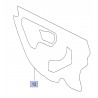 Deflektor wody drzwi przednich, lewy 20938503 (Insignia)
