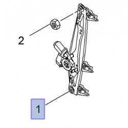 Podnośnik szyby przednich drzwi, lewy 95509365 (Combo D)