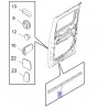 Uszczelka dolna drzwi bocznych przesuwnych, lewa 95513605 (Combo D)