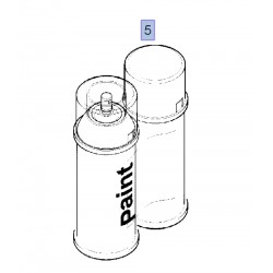 Lakier w aerozolu Silver Lake 93165545 Kod lakieru: 179