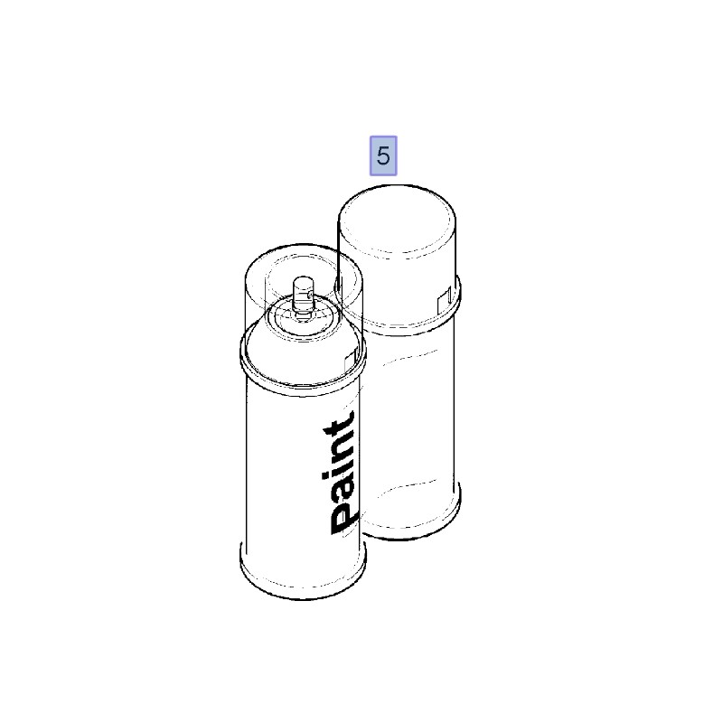 Lakier w aerozolu Silver Lake 93165545 Kod lakieru: 179