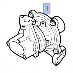 Turbosprężarka 93177409 (Agila A,B, Corsa C, Meriva A, Tigra B 1.3)