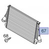 Intercooler, chłodnica pośrednia turbosprężarki 13205149 (Signum, Vectra C)