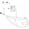 Nakrętka radełkowana M5 lampy tylnej 13465163 (Astra J, Corsa D,E)
