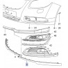 Listwa dolna zderzaka przedniego, lewa 22787166 (Insignia)
