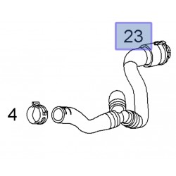 Przewód, wąż nagrzewnicy Z17DTH 13124308 (Astra H)