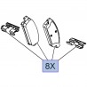 Oryginalne tylne klocki hamulcowe 13473429 (Astra J, Zafira C)