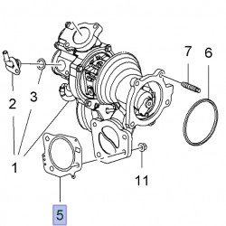 Uszczelka turbosprężarki 12618586 (Astra J, GT, Insignia)