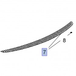 Listwa ochronna zderzaka tylnego 13317392 (Insignia A)