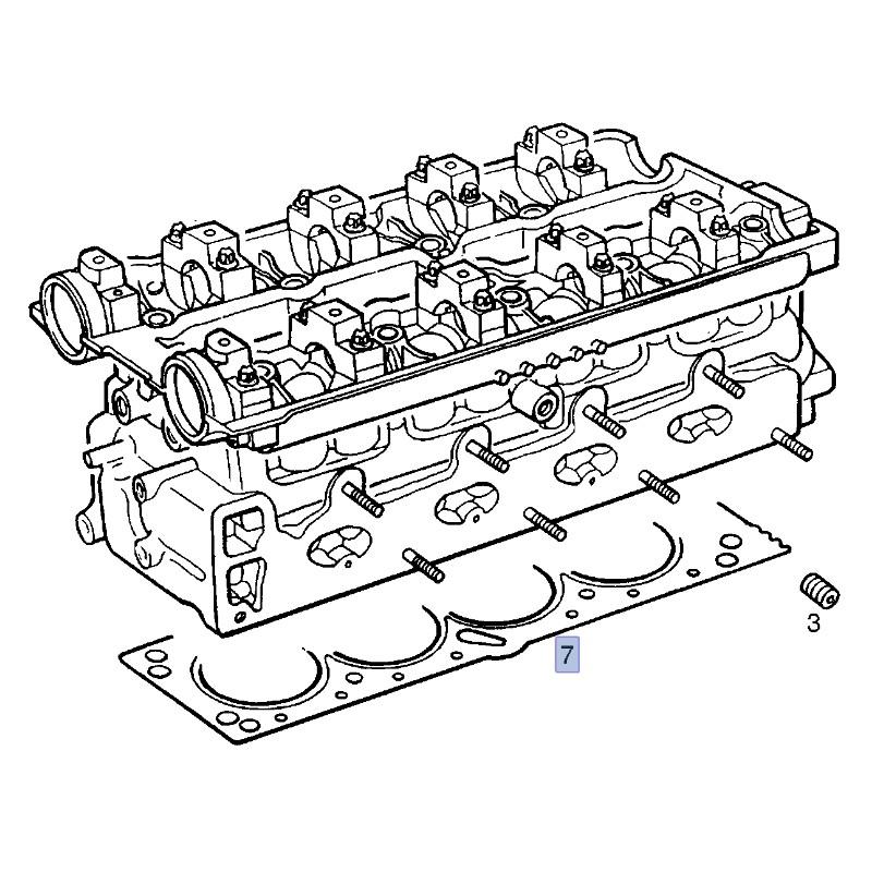 Uszczelka głowicy 93180283 (Astra G, Corsa C, Meriva A, Vectra B, C, Zafira B)