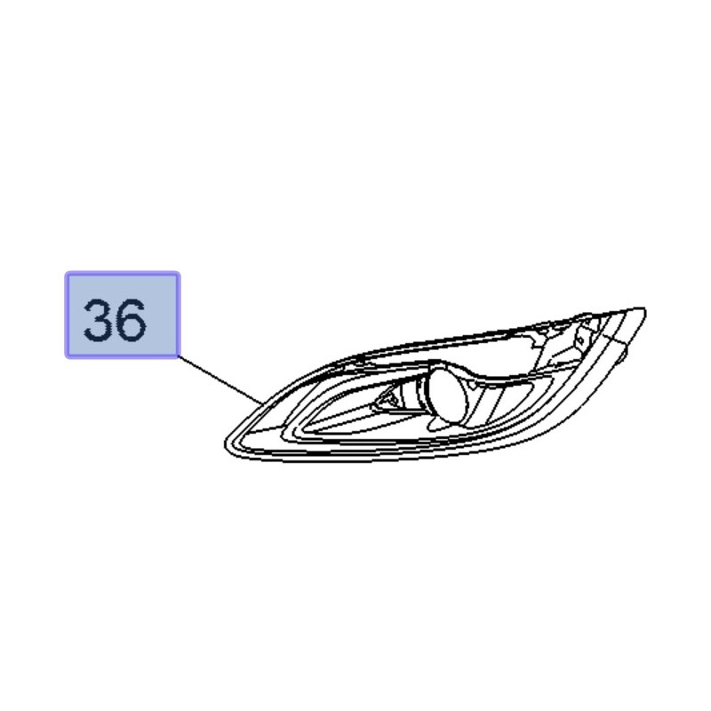 Kratka halogenu 13440453 (Astra J)