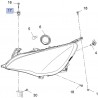 Ustalacz, wspornik reflektora 13255509 (Astra J, Cascada, Insignia A)