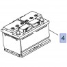 Akumulator 12V 60A 93197905 (Astra H, J, Insignia A, Meriva A, Zafira B)