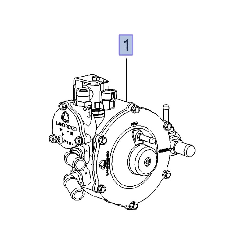 Reduktor LPG ciśnienia gazu 39125843 (Meriva B)