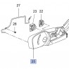 Pokrywa mechanizmu regulatora siedzenia 13325371 (Insignia A)