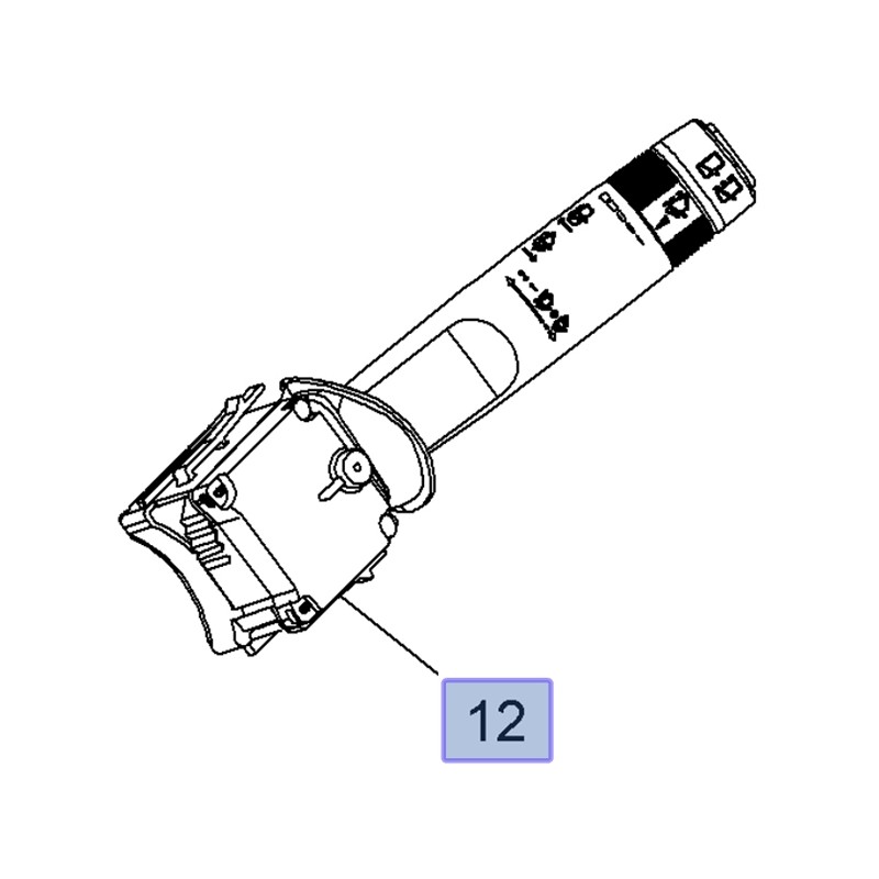Przełącznik zespolony wycieraczek i spryskiwaczy 20964885 (Astra J, Insignia B, Meriva B, Zafira C)