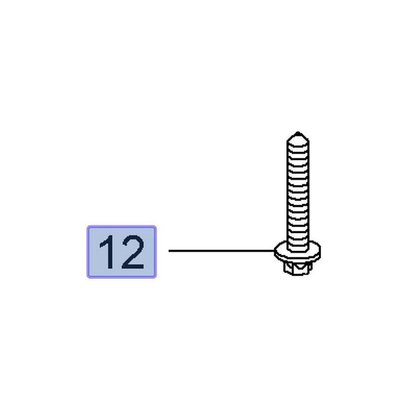 Śruba drążka reakcyjnego silnika 11102601 (Adam, Corsa D, E, Signum, Vectra C)