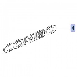 Napis tylny COMBO 95513012 (Combo D)