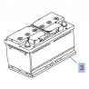 Akumulator 12V 75A 95519153 (Astra J, Insignia A, Meriva B, Zafira C)